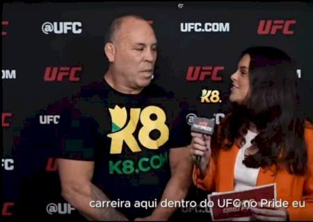 Wanderlei Silva entra no Hall da Fama do UFC e ostenta parceria com a K8.com